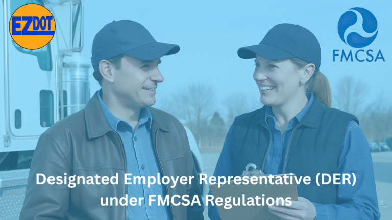 Designated Employer Representative (DER) Training under FMCSA Regulations